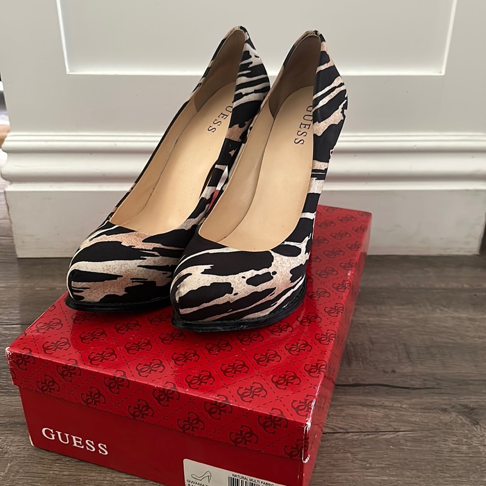 Animal print heels